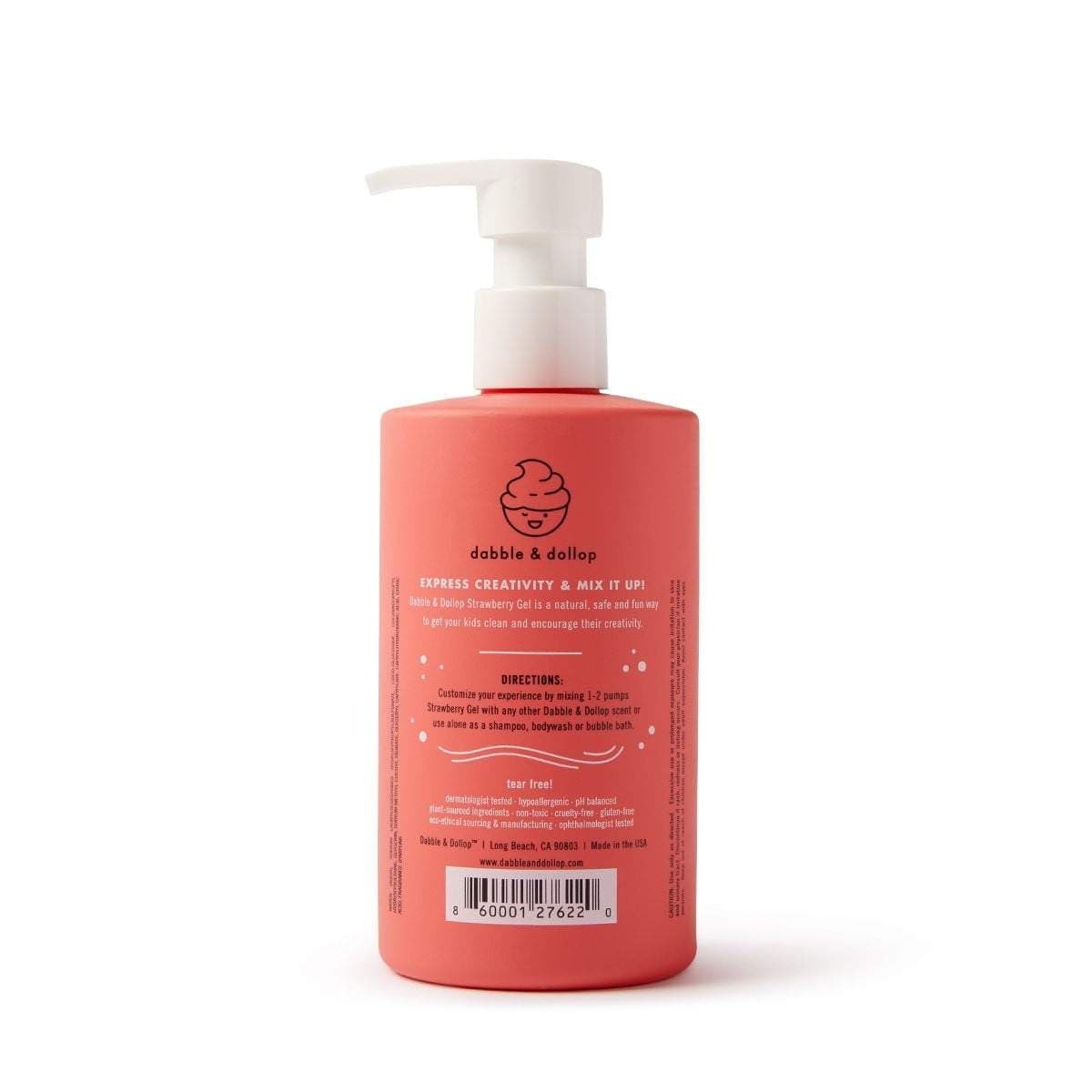 Dabble & Dollop® Baby Tear-Free Shampoo, Body Wash & Bubbles - Strawberry