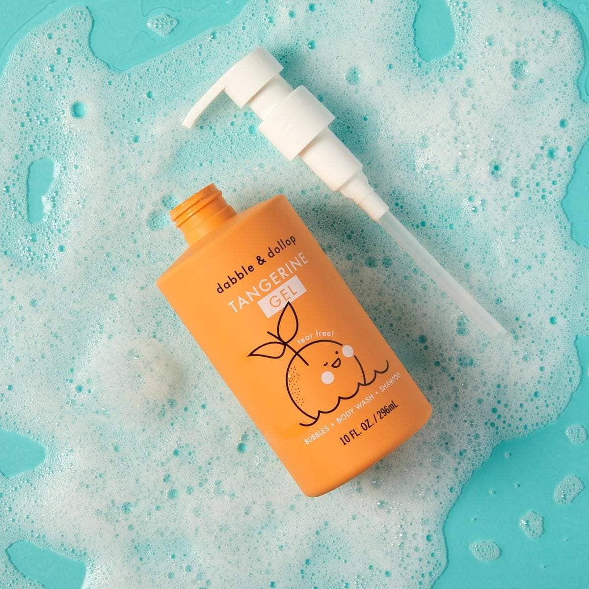 Dabble & Dollop® Baby Tear-Free Shampoo, Body Wash, & Bubbles - Tangerine