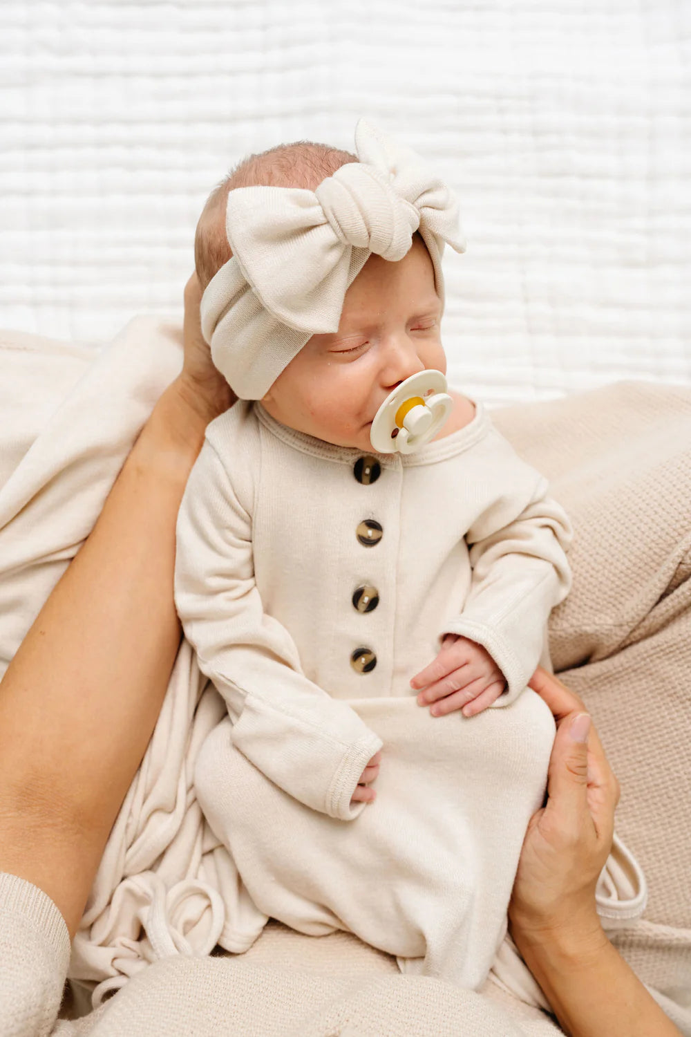 Dakota Plush Knit Knotted Gown