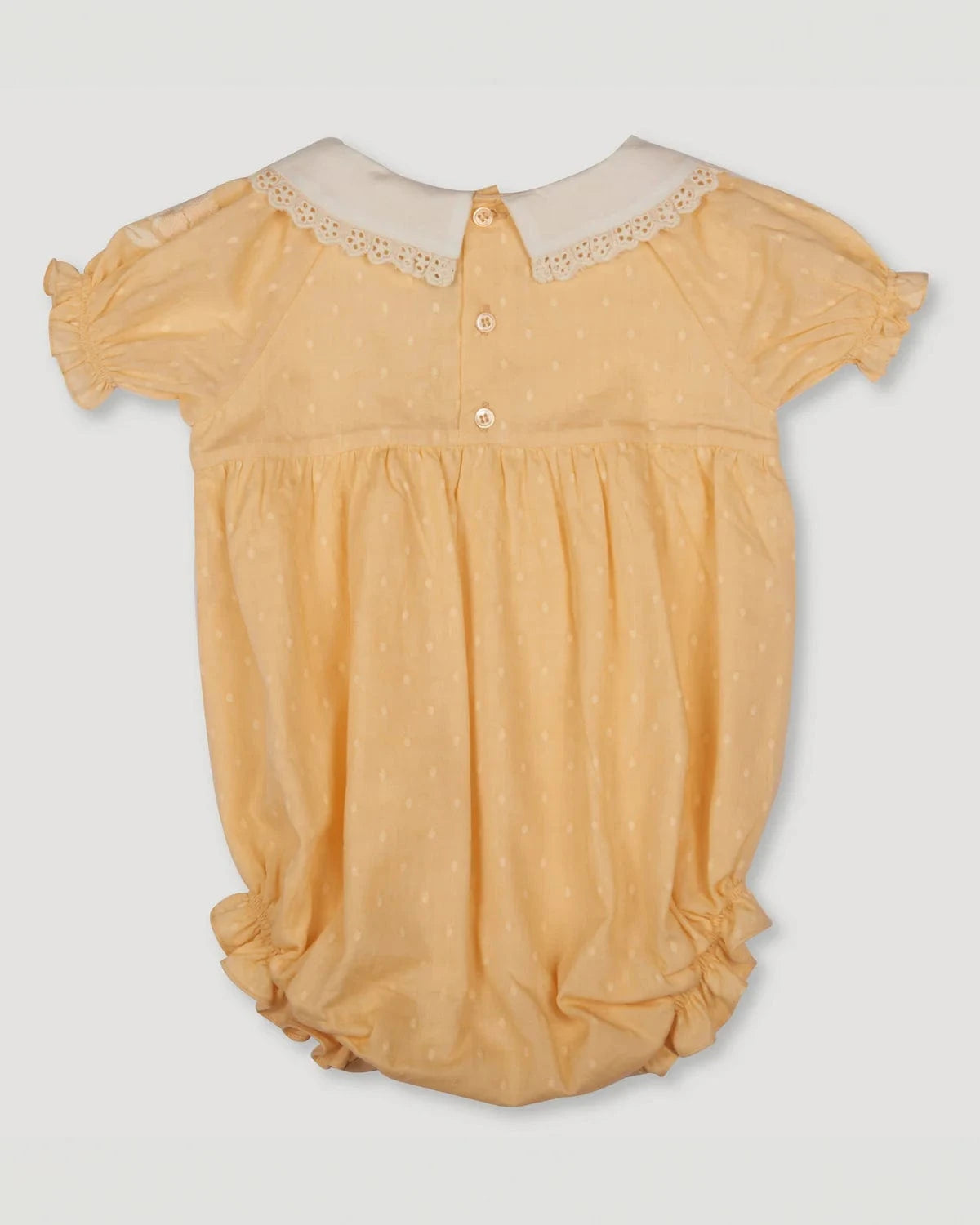 Martha Baby Bubble Romper - Vanilla