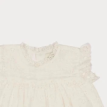 Susie Baby Dress + Bloomer - Ivory