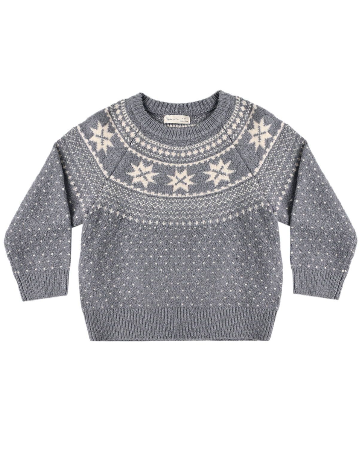 Fair Isle Sweater || Slate