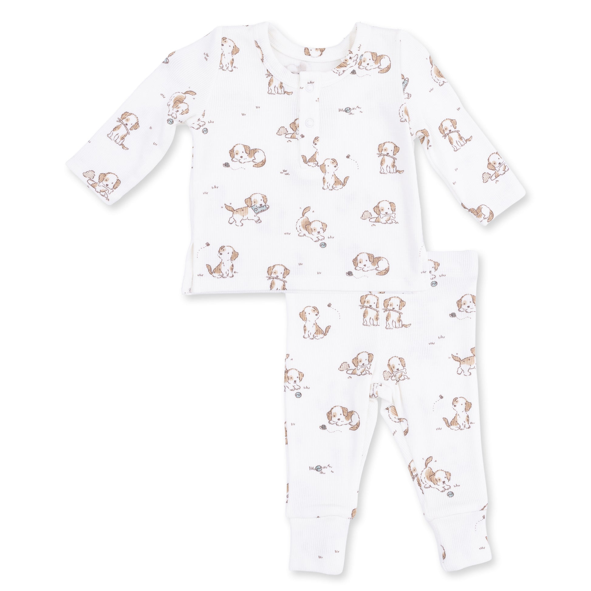 Explorer Puppy Blue - Long Sleeve Henley Play Set