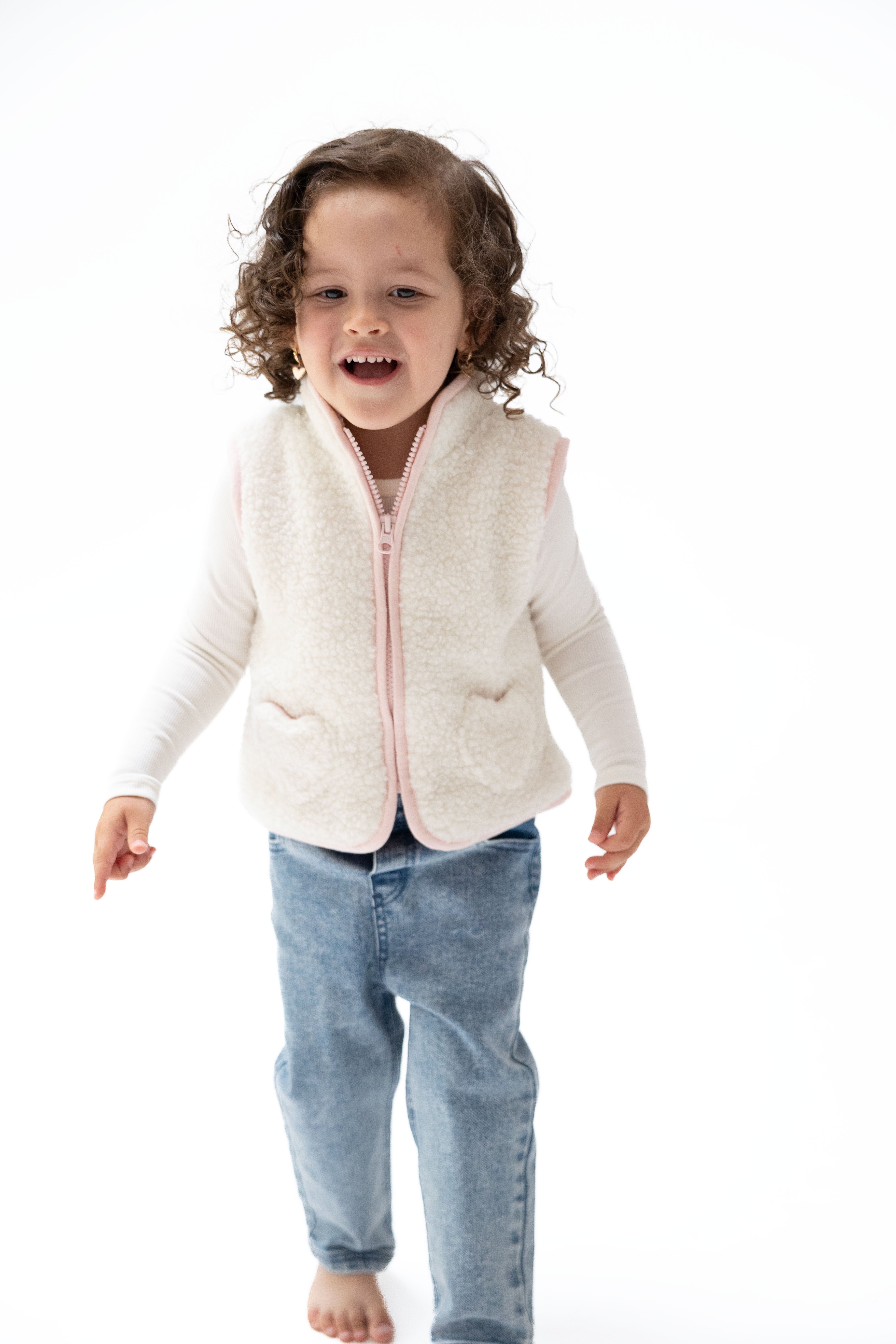 Sherpa - Zip Vest with Heart Pockets, lifestyle