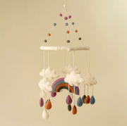 Indaba Baby Rainbow Felt Mobile