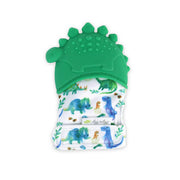 Itzy Ritzy Teether Itzy Mitt™ Silicone Teething Mitts - Green Dinosaur