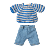 Knitted Sweater and Pants, Big Brother Mouse | Maileg