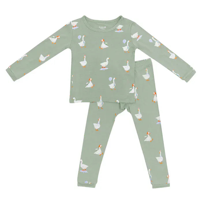Kyte Baby Baby Long Sleeve Pajamas in Silly Goose