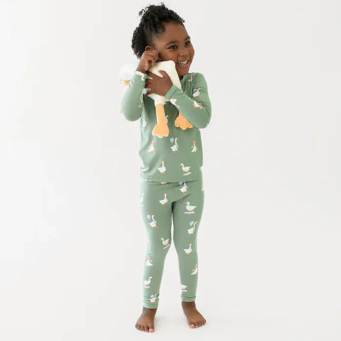 Kyte Baby Baby Long Sleeve Pajamas in Silly Goose