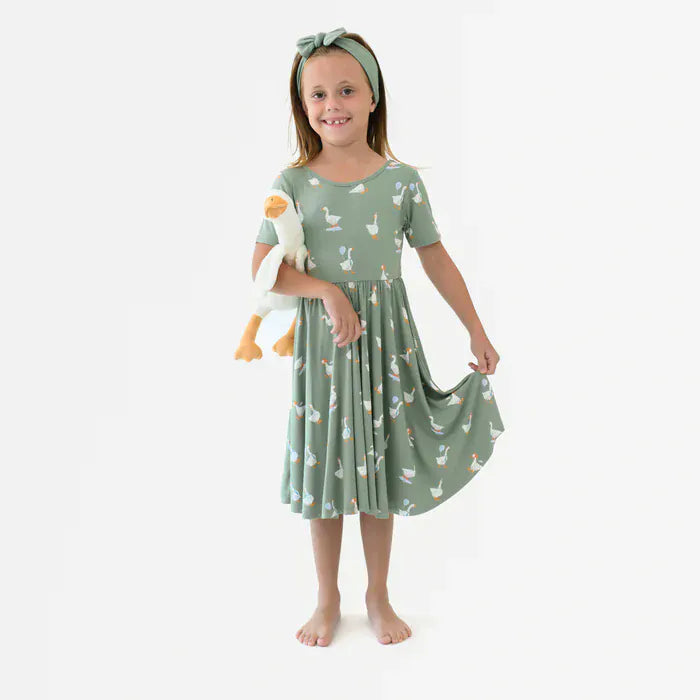 Kyte Baby Baby Twirl Dress in Silly Goose