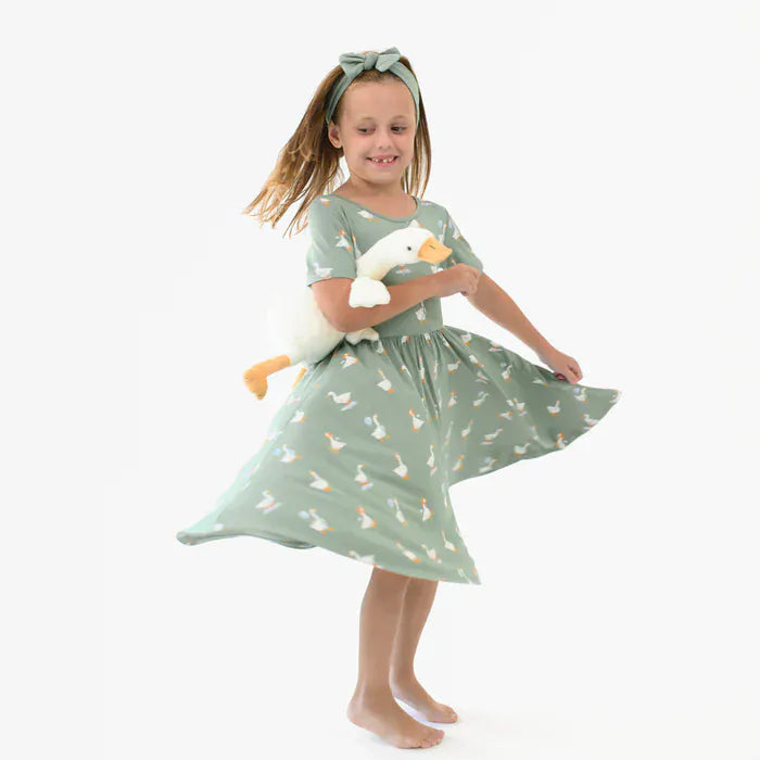 Kyte Baby Baby Twirl Dress in Silly Goose