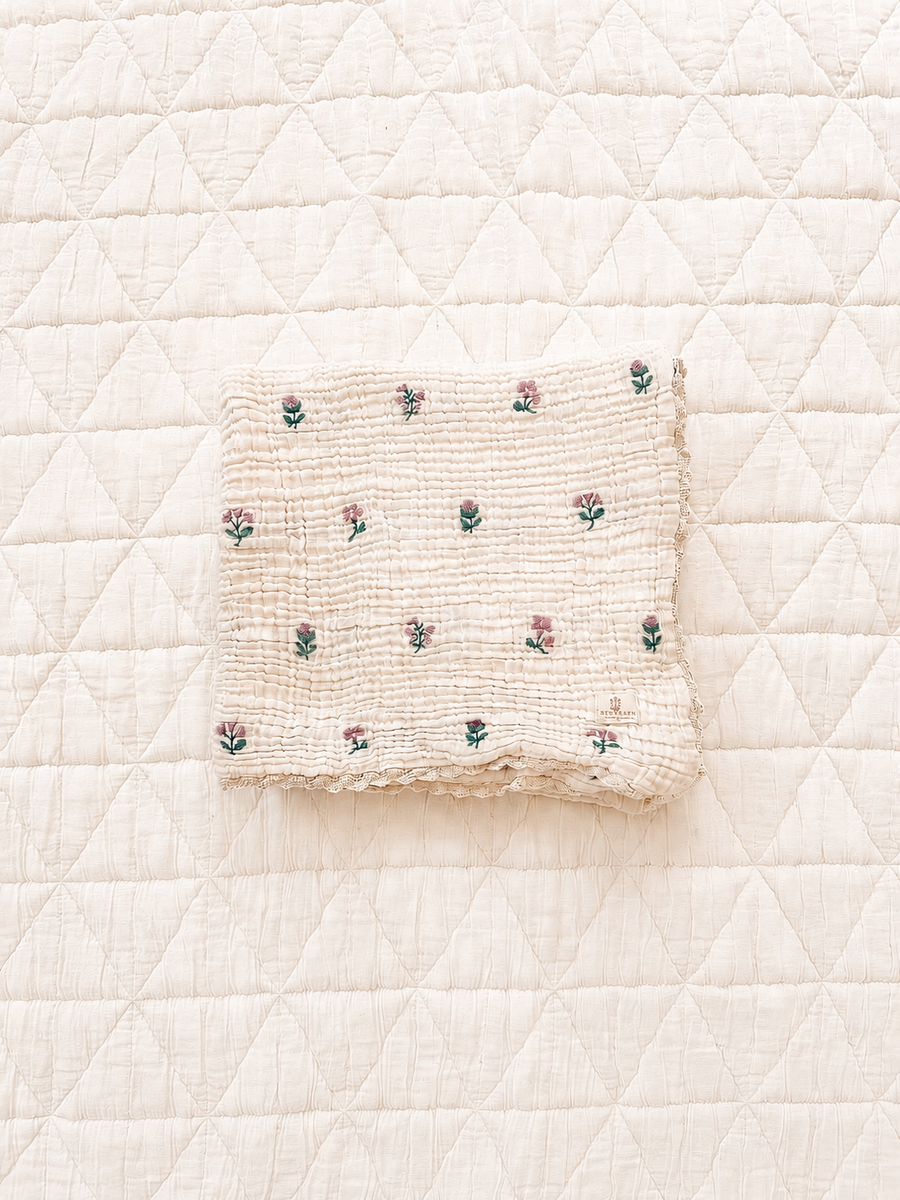 Layered Gauze Blanket - Dahlia