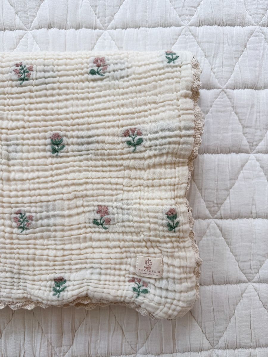 Layered Gauze Blanket - Dahlia