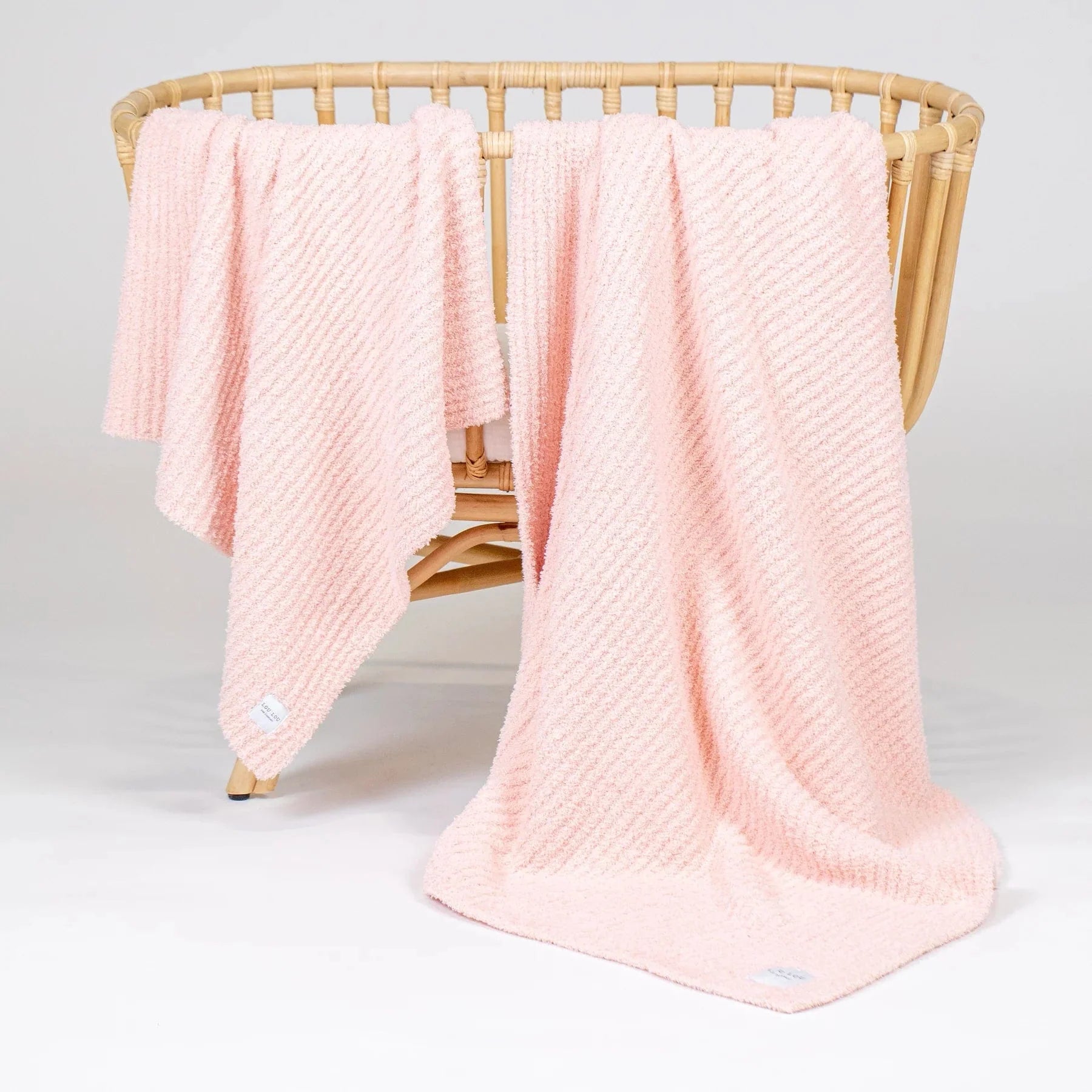 Lou Lou & Company Blanket Chenille Blanket - Blush Pink