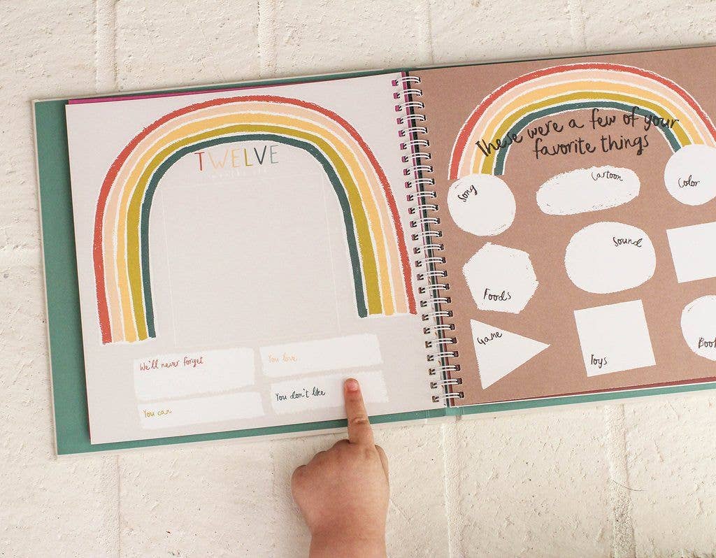 Lucy Darling Baby Little Rainbow Memory Book