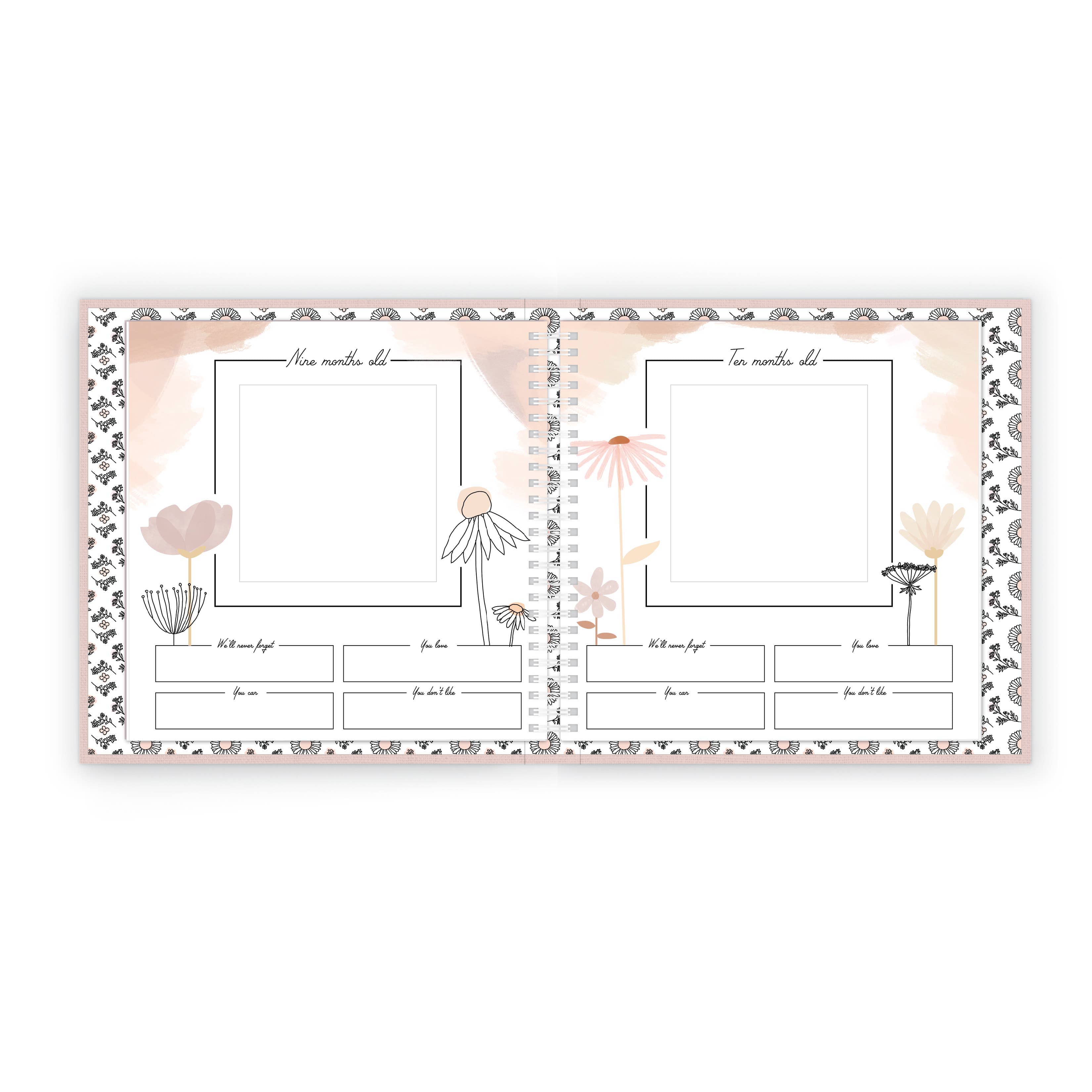Lucy Darling Baby Wildflower Meadow - Luxury Memory Book