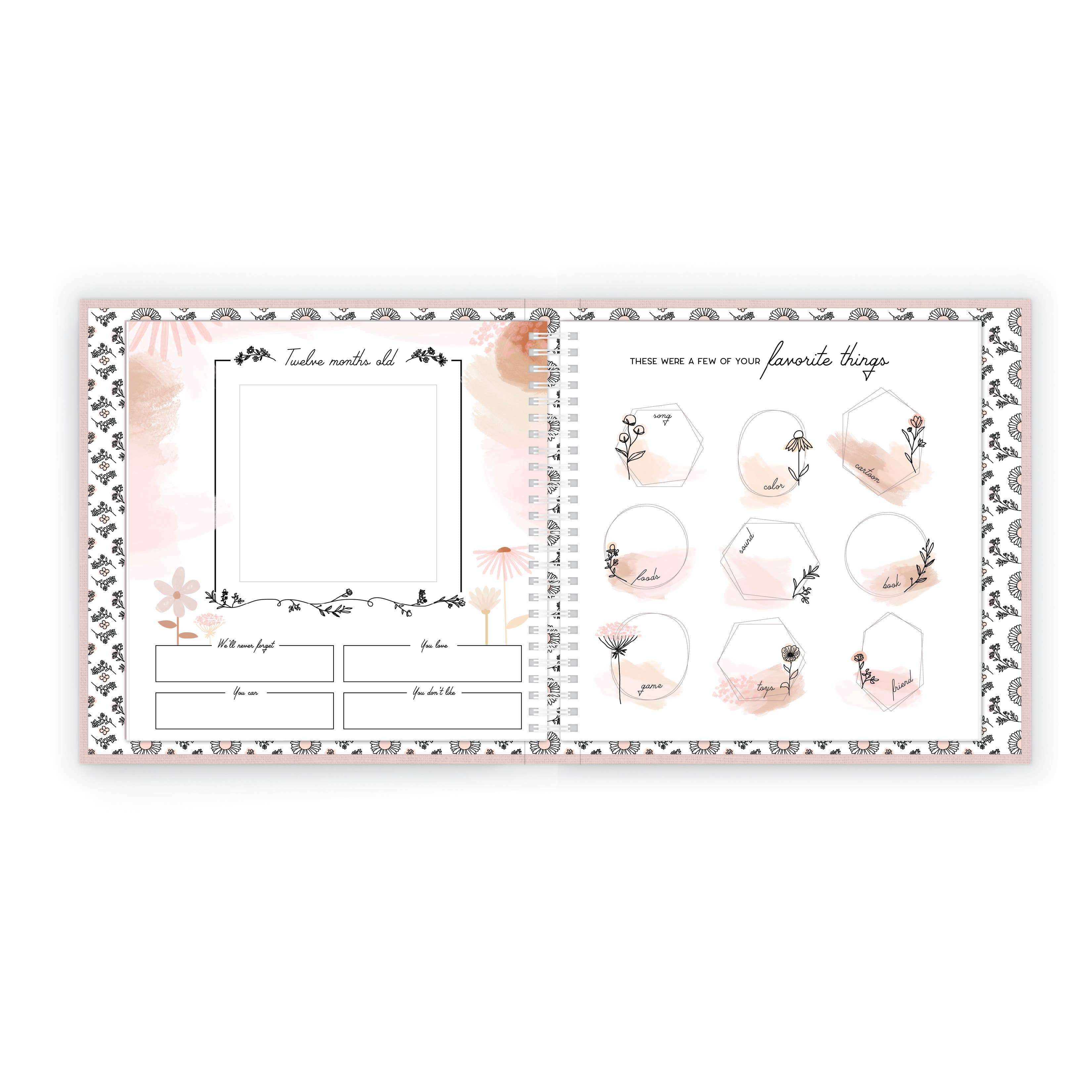 Lucy Darling Baby Wildflower Meadow - Luxury Memory Book