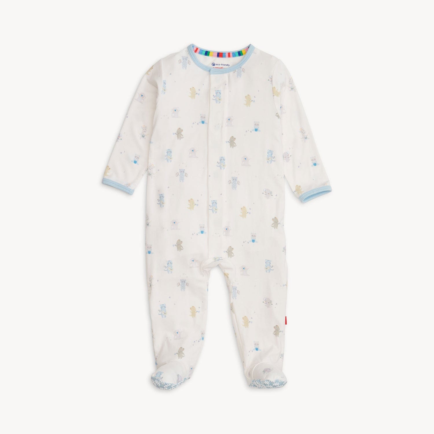 Magnetic Me Baby Blue Baby Beats Modal Footie