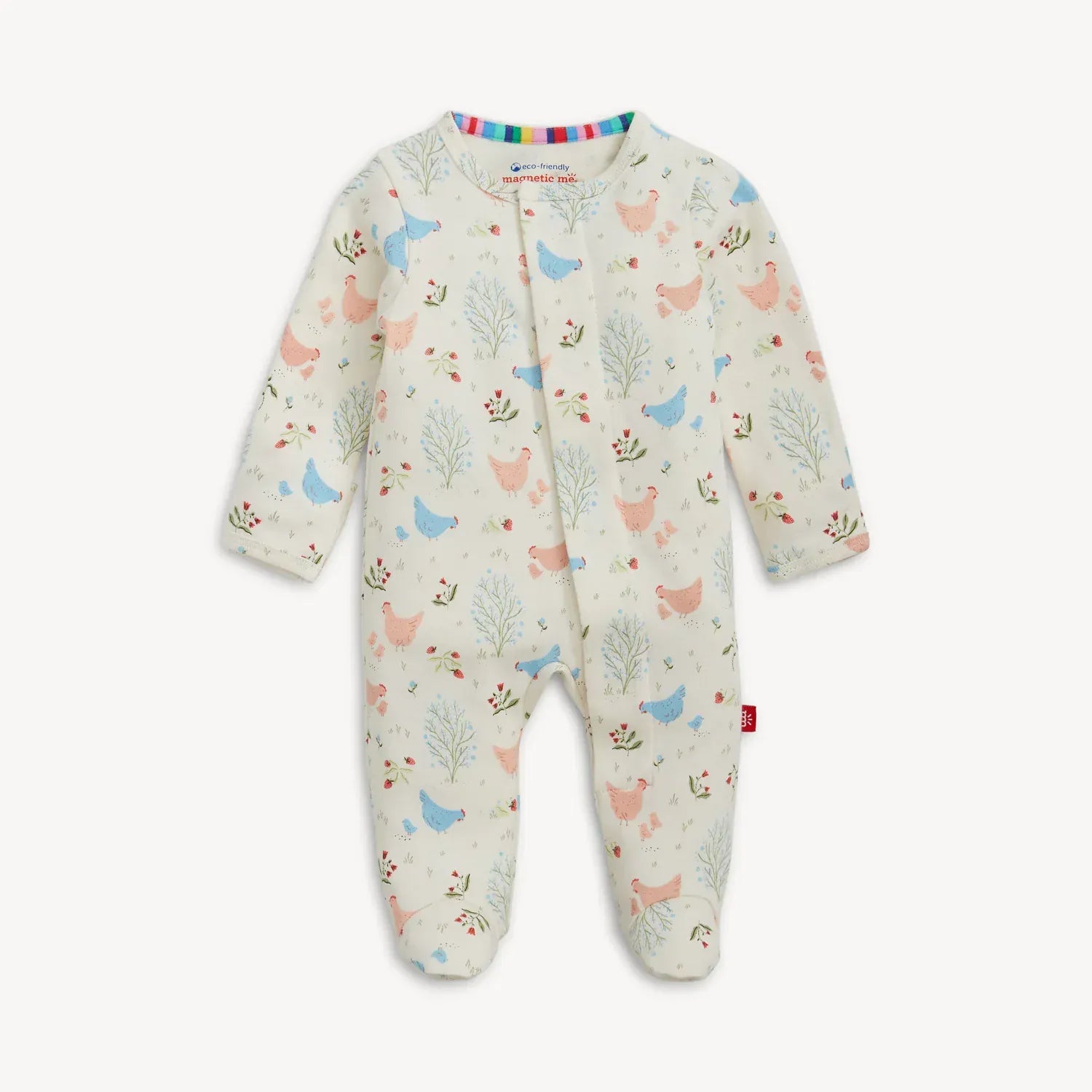 Magnetic Me Baby Chicken Tender Organic Cotton Magnetic Footie