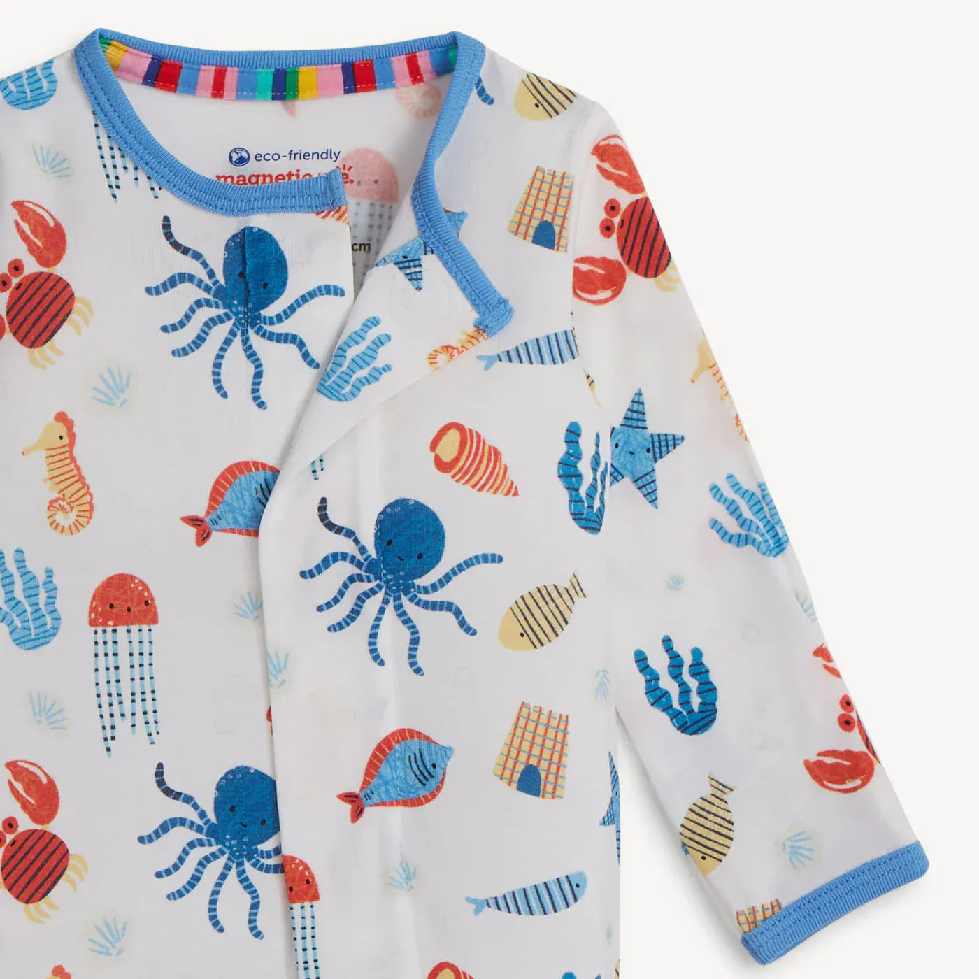 Magnetic Me Baby Deep Chic Blue Modal Magnetic Footie