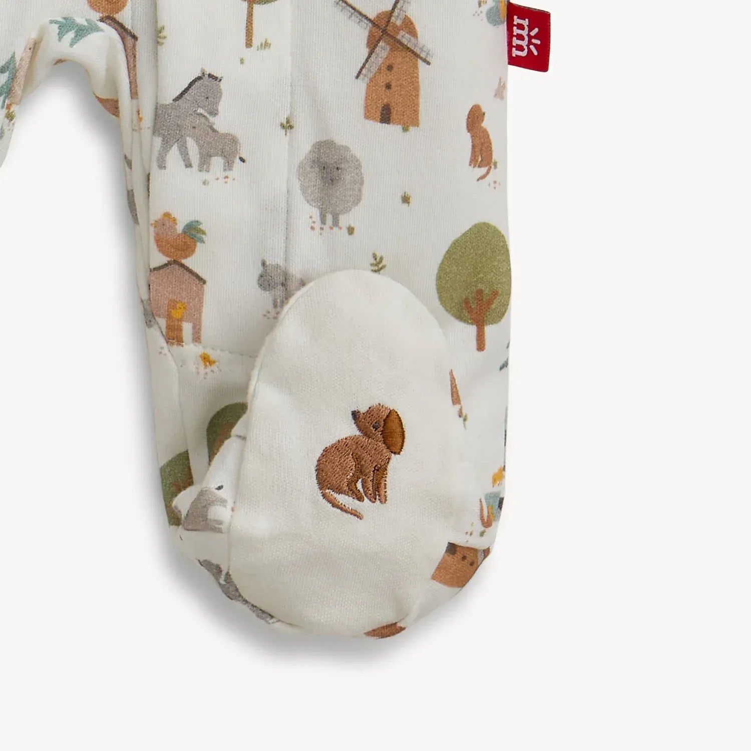 Magnetic Me Baby Funny Farm Organic Cotton Footie