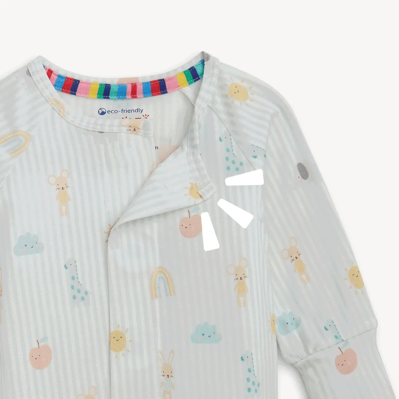 Magnetic Me Baby Lullaby Sky Blue Modal Magnetic Footie