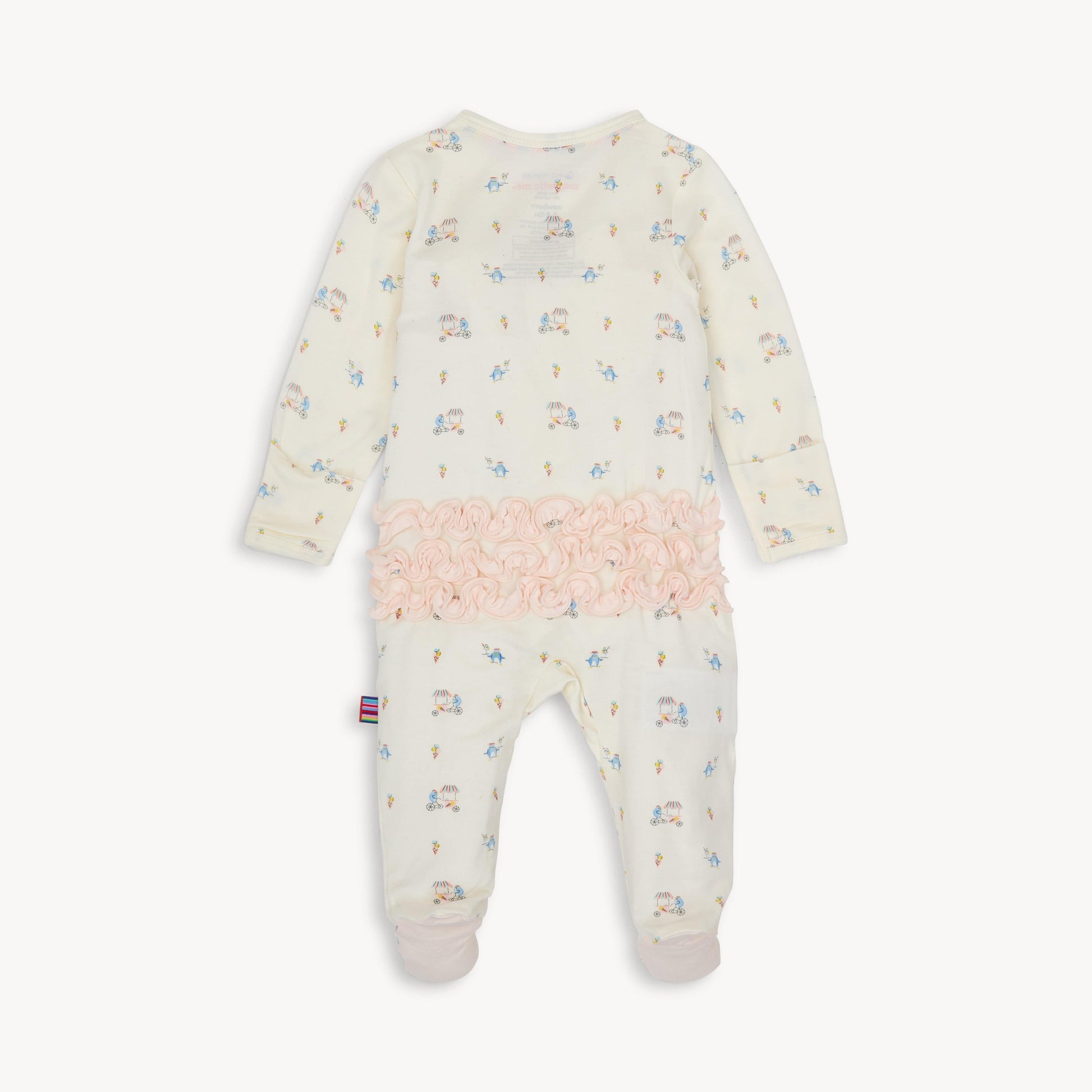 Magnetic Me Baby Penguin Pints Modal Footie with Ruffle