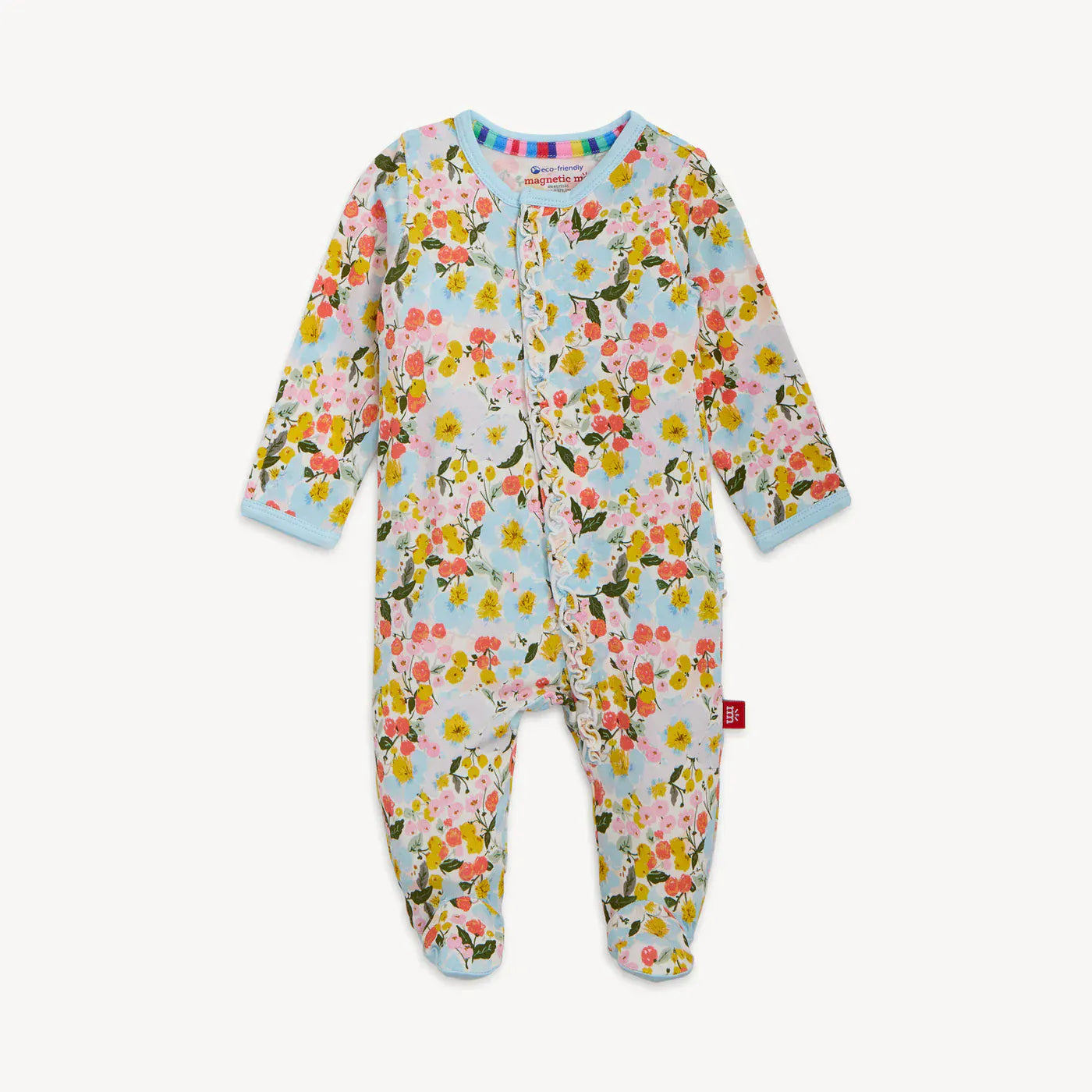 Magnetic Me Baby Seraphina Modal Magnetic Footie with Ruffle