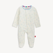 Magnetic Me Baby Tiny Tides Blue Organic Cotton Magnetic Footie