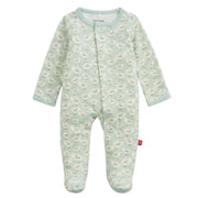 Green Chicken Magnetic Organic Cotton Footie