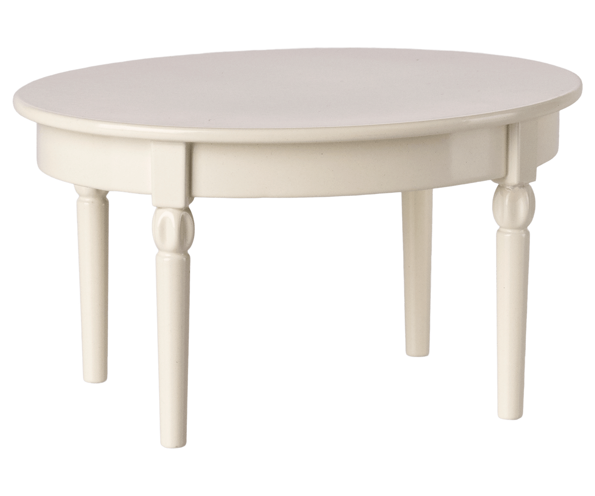 Maileg Baby Vintage dining table, Mouse - Off white | Maileg
