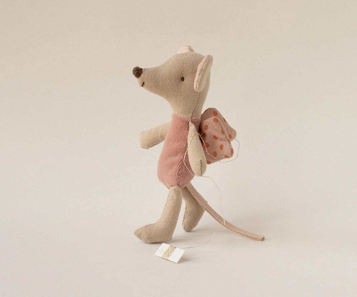 Maileg Dollhouse Fairy mouse, Little - Rose | Maileg