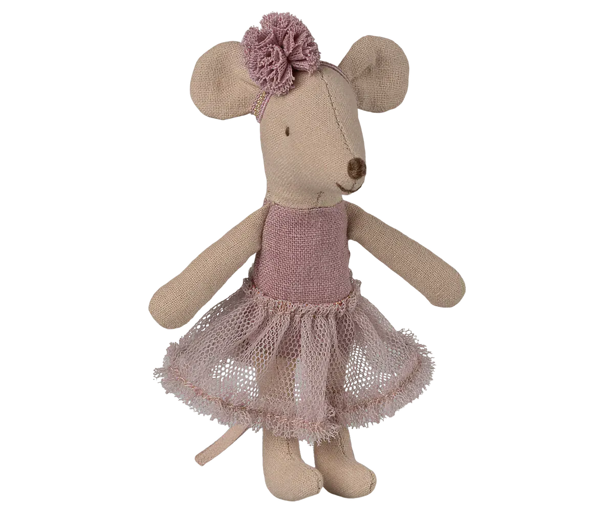 Maileg Toy Ballerina Mouse, Little Sister - Heather | Maileg