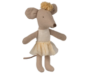 Maileg Toy Ballerina Mouse, Little Sister - Off White | Maileg