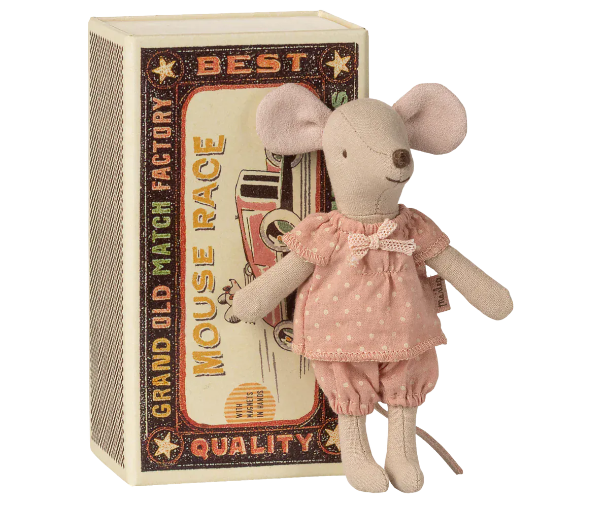 Maileg Toy Big Sister Mouse in Matchbox | Maileg