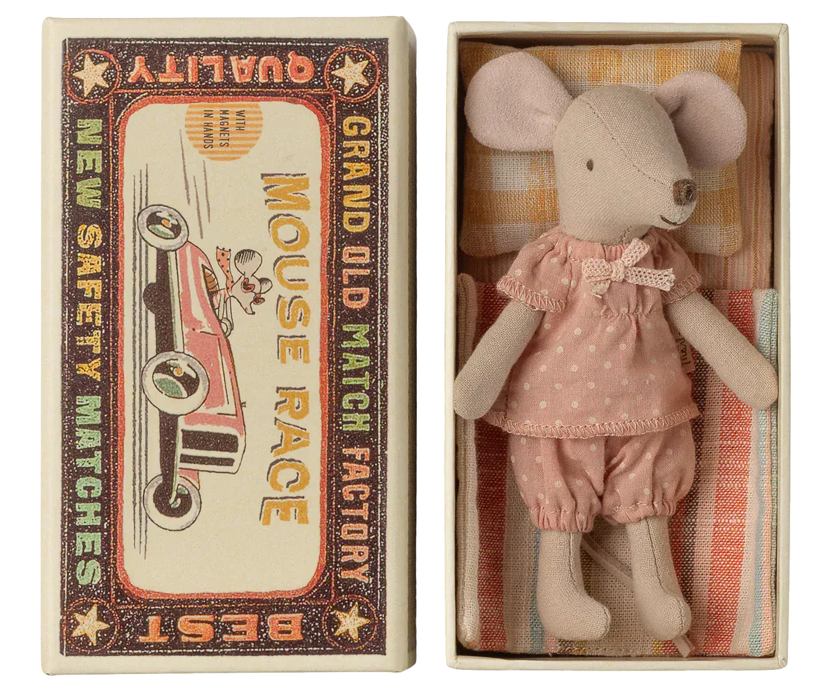 Maileg Toy Big Sister Mouse in Matchbox | Maileg