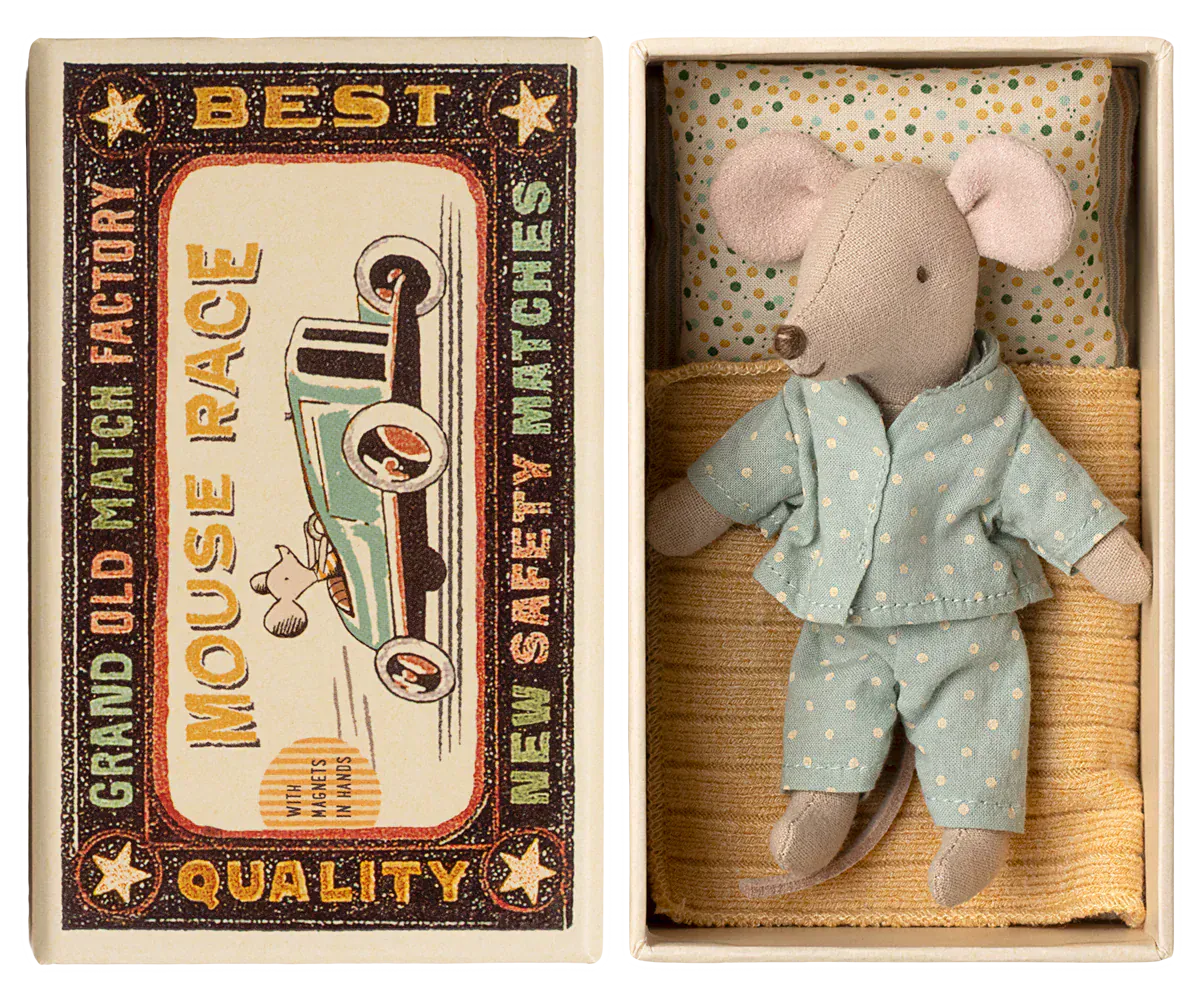 Maileg Toy Little Brother Mouse in Matchbox | Maileg