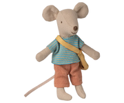 Maileg Toy Little Brother Mouse with Bag | Maileg