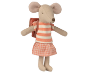 Maileg Toy Tricycle Mouse, Big Sister - Coral | Maileg