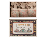 Maileg Toy Triplets, Baby Mice in Matchbox | Maileg