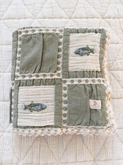 New Grain Baby Patchwork Blanket - Fishing