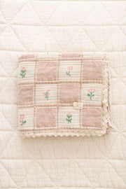 New Grain Baby Patchwork Blanket - Fleur