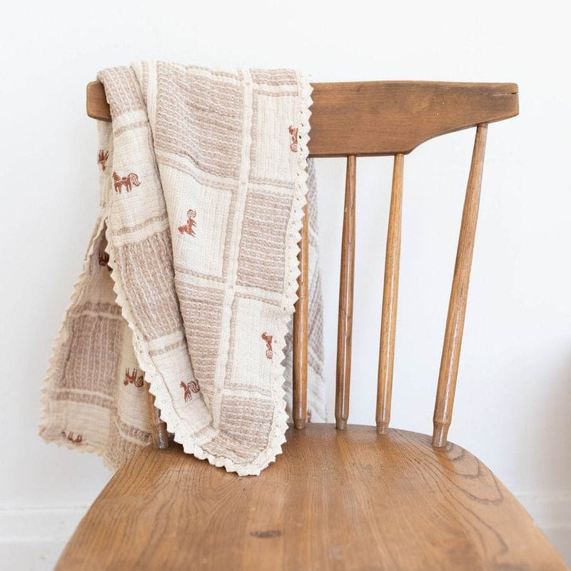 New Grain Baby Patchwork Blanket - Pony