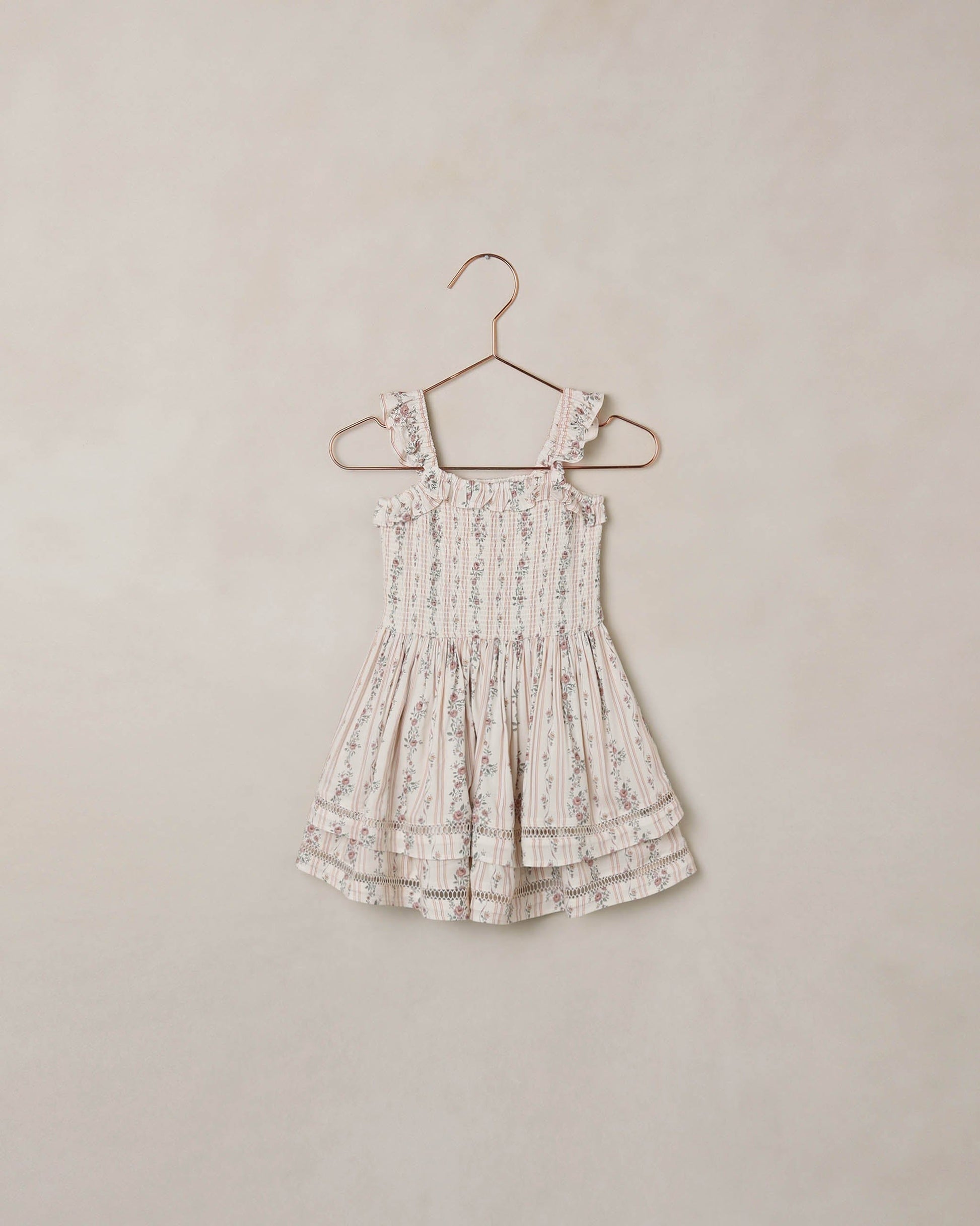 Noralee Baby Birdie Dress | Spring Floral Stripe