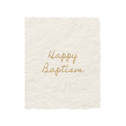 Paper Baristas Card Happy Baptism | Christian Religious Celebrate Greeting Card