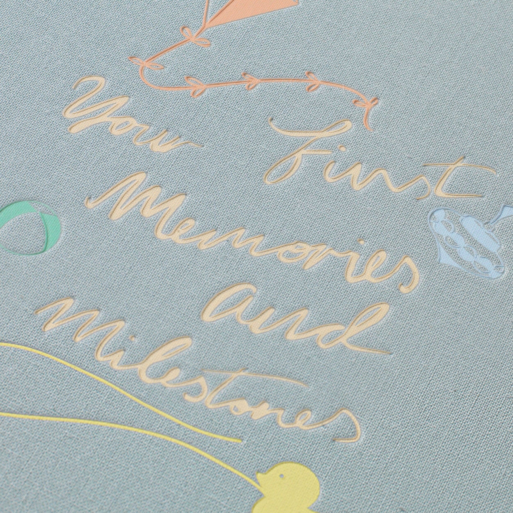 Papier Baby Baby Binder-Folio - Your First Memories & Milestones