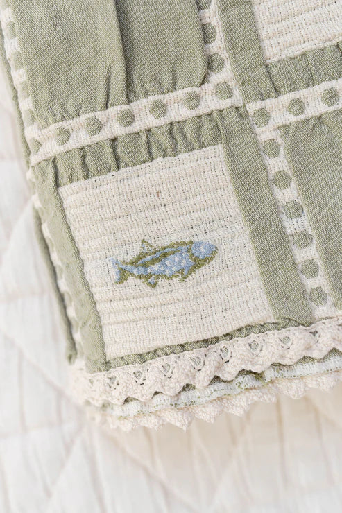 Patchwork Blanket - Fishing