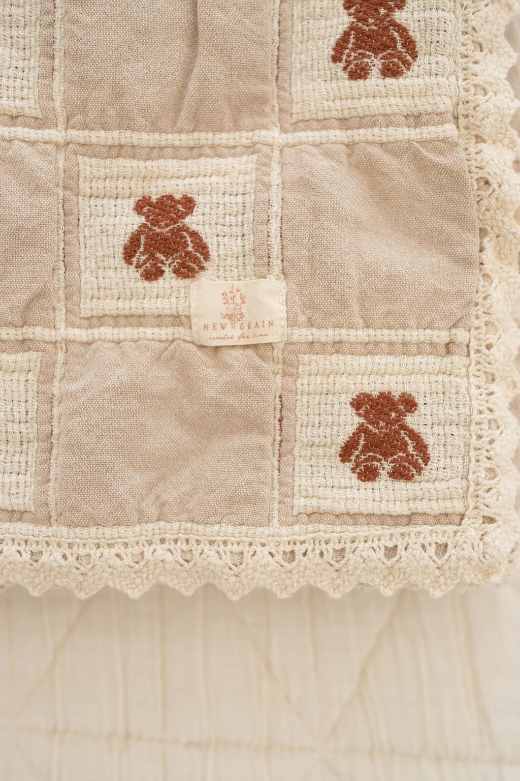 Patchwork Blanket - Teddy