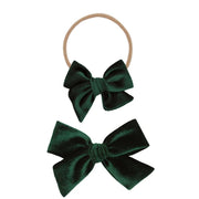 Velvet Bow - Pine
