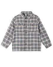 Pocketed Flannel Shirt || Winter Plaid